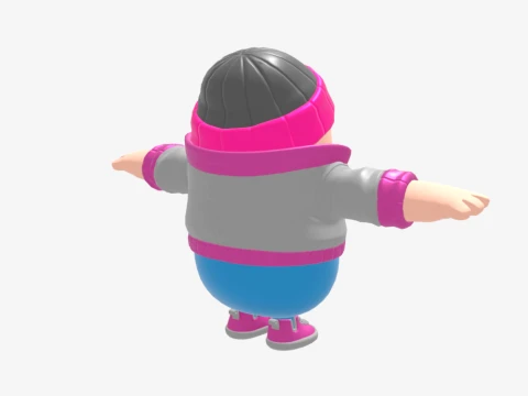 Pinkie Fall Guy - Fortnite 3D Model