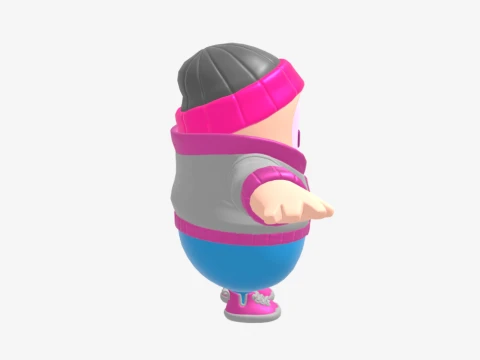 Pinkie Fall Guy - Fortnite 3D Model
