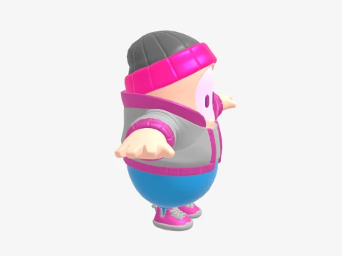 Pinkie Fall Guy - Fortnite 3D Model