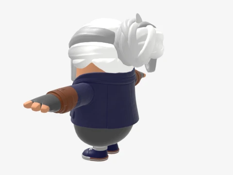 Focus Fall Guy - Fortnite 3D Model