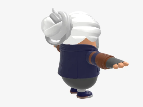 Focus Fall Guy - Fortnite 3D Model