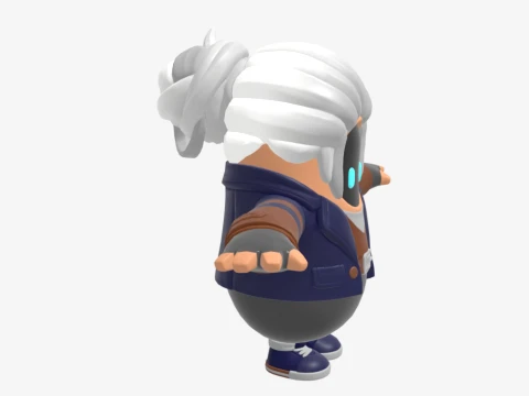 Focus Fall Guy - Fortnite 3D Model