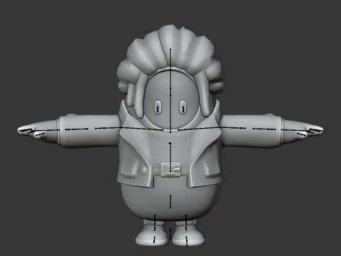 Focus Fall Guy - Fortnite 3D Model