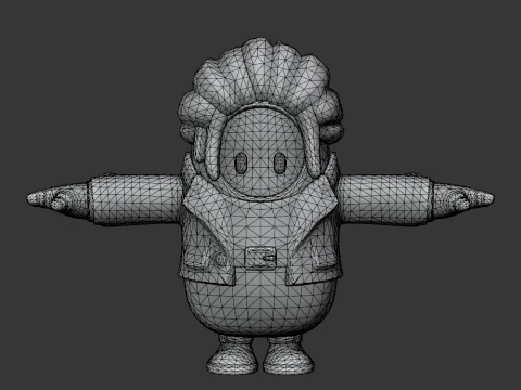 Focus Fall Guy - Fortnite 3D Model