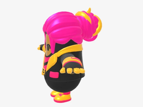 Golden Focus Fall Guy - Fortnite 3D Model