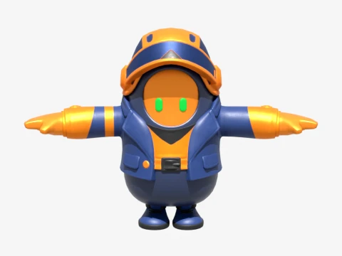 Copper Wasp Fall Guy - Fortnite 3D Model