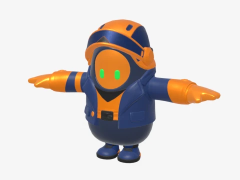 Copper Wasp Fall Guy - Fortnite 3D Model