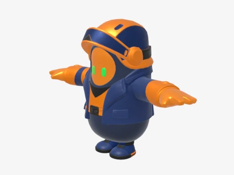 Copper Wasp Fall Guy - Fortnite 3D Model
