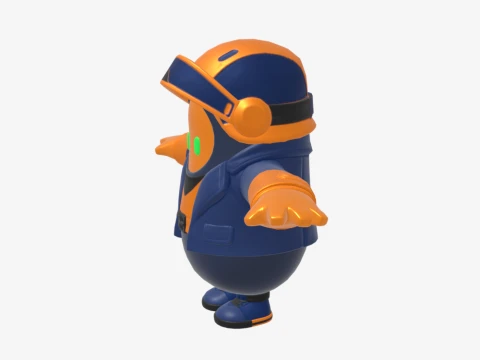 Copper Wasp Fall Guy - Fortnite 3D Model