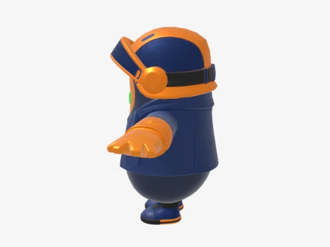 Copper Wasp Fall Guy - Fortnite 3D Model