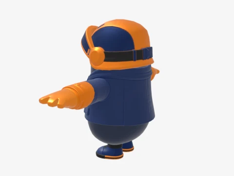 Copper Wasp Fall Guy - Fortnite 3D Model