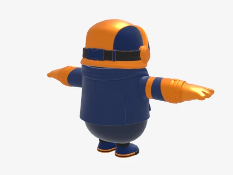 Copper Wasp Fall Guy - Fortnite 3D Model