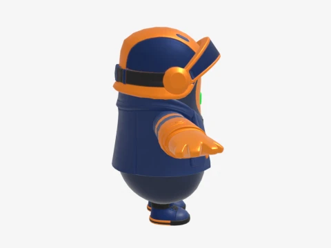 Copper Wasp Fall Guy - Fortnite 3D Model