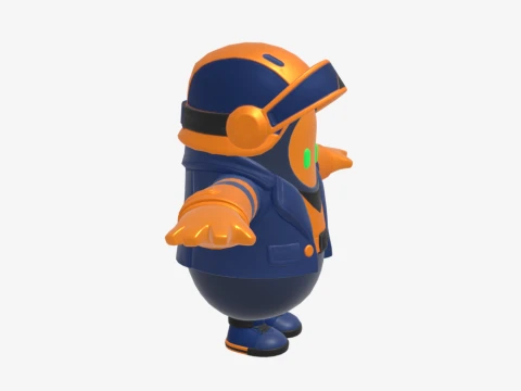 Copper Wasp Fall Guy - Fortnite 3D Model