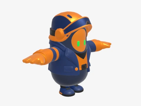 Copper Wasp Fall Guy - Fortnite 3D Model
