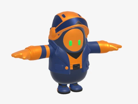 Copper Wasp Fall Guy - Fortnite 3D Model