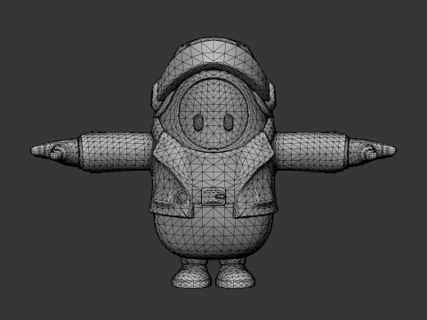 Copper Wasp Fall Guy - Fortnite 3D Model