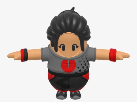 Tsuki Fall Guy - Fortnite 3D Model