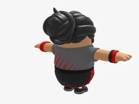 Tsuki Fall Guy - Fortnite 3D Model