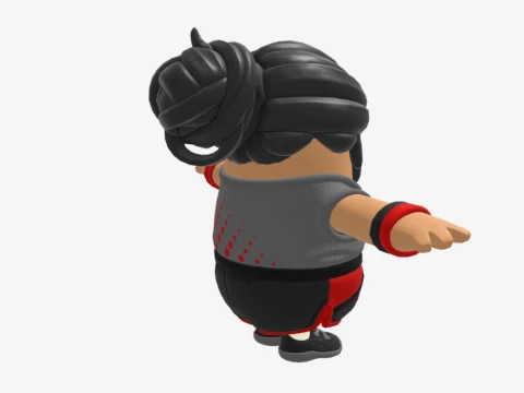 Tsuki Fall Guy - Fortnite 3D Model