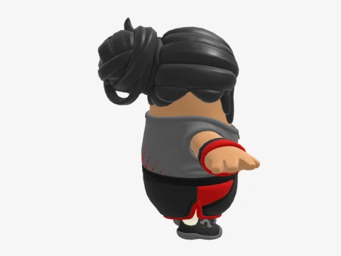 Tsuki Fall Guy - Fortnite 3D Model