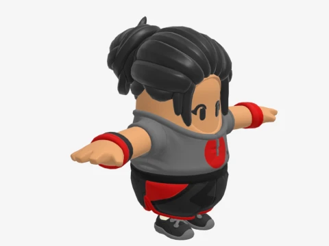 Tsuki Fall Guy - Fortnite 3D Model