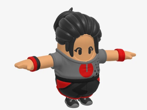 Tsuki Fall Guy - Fortnite 3D Model