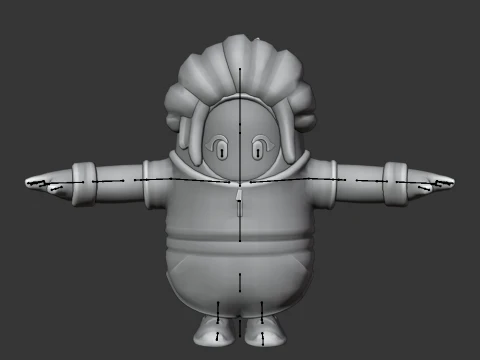 Tsuki Fall Guy - Fortnite 3D Model