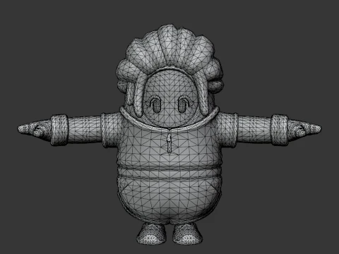 Tsuki Fall Guy - Fortnite 3D Model