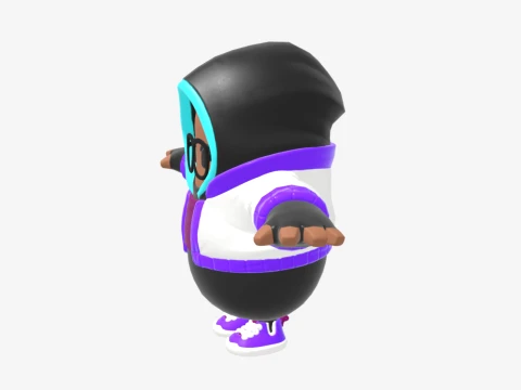 Synapse Fall Guy - Fortnite 3D Model