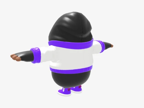 Synapse Fall Guy - Fortnite 3D Model