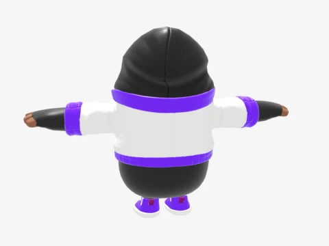 Synapse Fall Guy - Fortnite 3D Model