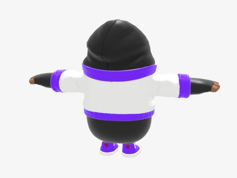 Synapse Fall Guy - Fortnite 3D Model
