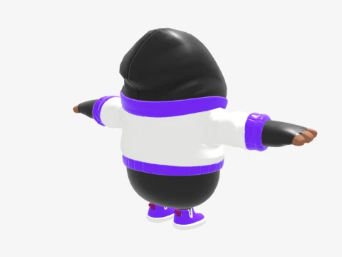 Synapse Fall Guy - Fortnite 3D Model