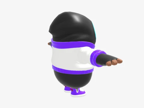 Synapse Fall Guy - Fortnite 3D Model