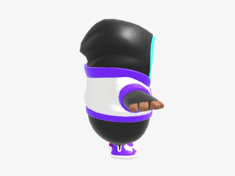 Synapse Fall Guy - Fortnite 3D Model