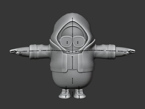 Synapse Fall Guy - Fortnite 3D Model