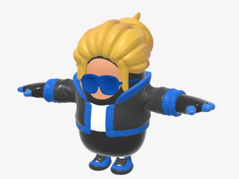 Neo Versa Fall Guy - Fortnite 3D Model