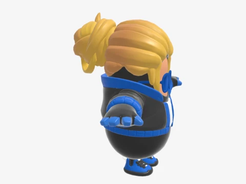 Neo Versa Fall Guy - Fortnite 3D Model