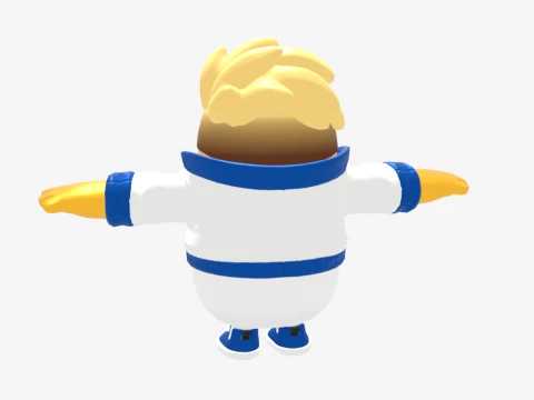 Apollo Fall Guy - Fortnite 3D Model