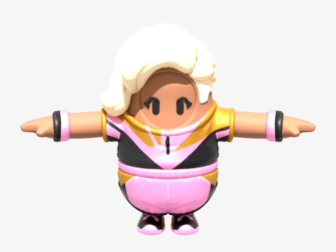 Promenade Fall Guy - Fortnite 3D Model