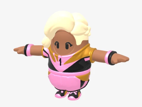 Promenade Fall Guy - Fortnite 3D Model