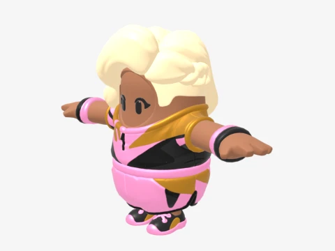 Promenade Fall Guy - Fortnite 3D Model