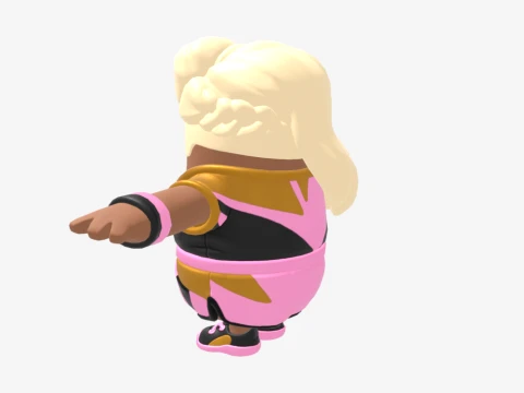 Promenade Fall Guy - Fortnite 3D Model