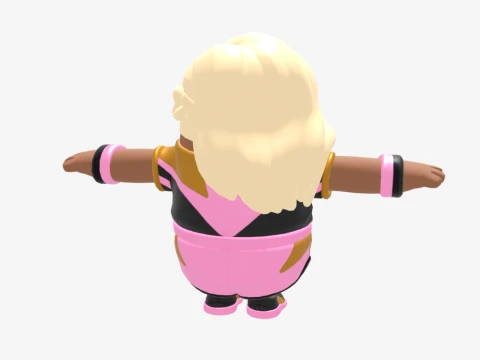 Promenade Fall Guy - Fortnite 3D Model