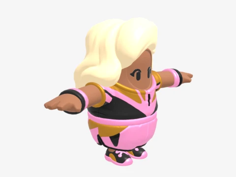 Promenade Fall Guy - Fortnite 3D Model
