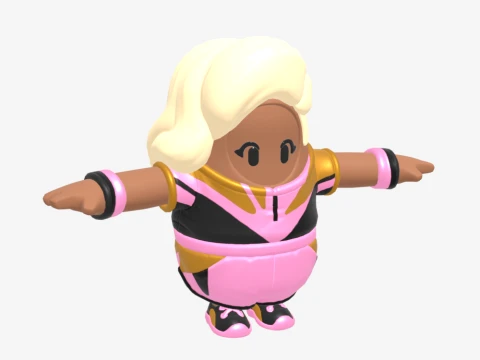 Promenade Fall Guy - Fortnite 3D Model