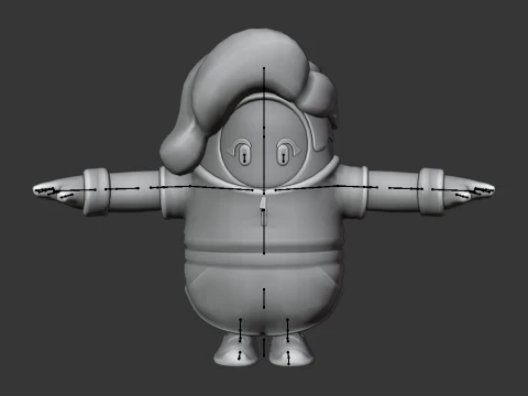 Promenade Fall Guy - Fortnite 3D Model