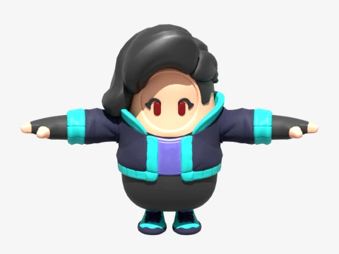 Serpentbreaker Charlotte Fall Guy - Fortnite 3D Model