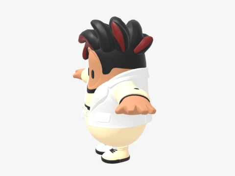 Paxton Price Fall Guy - Fortnite 3D Model